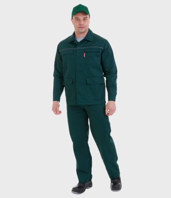 Костюм ВЫМПЕЛ®, куртка с брюками, зеленый Новокузнецк