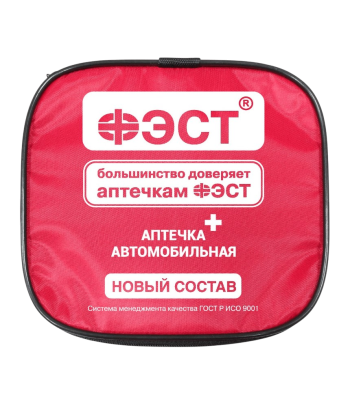 Аптечка автомобильная "ФЭСТ" мягкий футляр 0370/3, приказ 260н, арт. 3737 Орёл