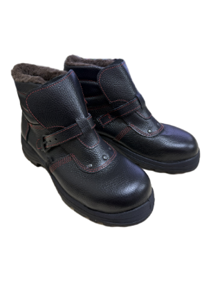 Ботинки сварщика с быстросъёмной застежкой, композитный подносок, утеплитель шерстяной мех Москва