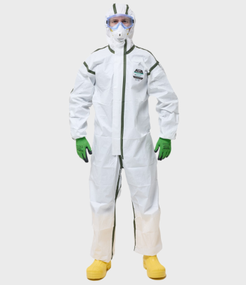 Комбинезон для защиты от биологических угроз и тяжелых аэрозолей легких химикатов MicroMAX TS Владимир