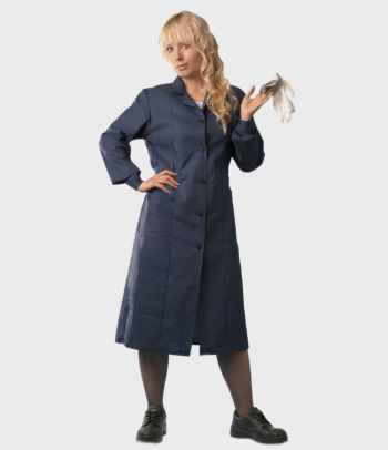 Халат женский из х/б ткани темный  Тюмень