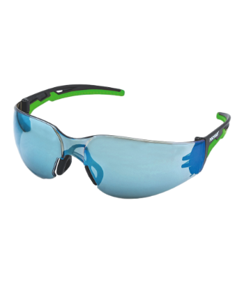 Очки защитные открытые О15 Хаммер Актив, зеркальное голубое покрытие на серой линзе, Кристалайн, 115777  Улан-Удэ
