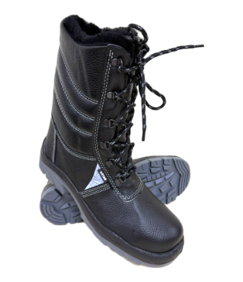 Ботинки кожаные АЛТАЙ, с металлическим подноском, утепленные натуральным мехом Санкт-Петербург