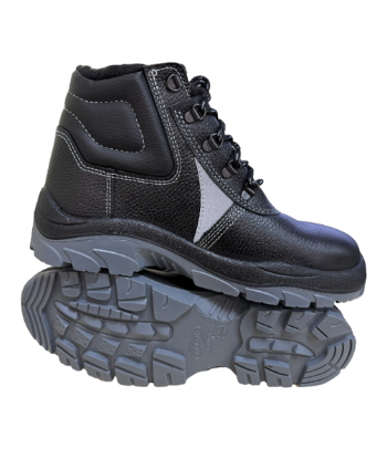 Ботинки кожаные ТЯГАЧ® с металлическим подноском утепленные Санкт-Петербург