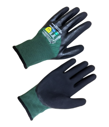 Перчатки утепленные CUT-3 с  покрытием 2/3  из нитрила песочной структуры Москва